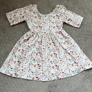 Loocsy Scoop Neck Dress 3T